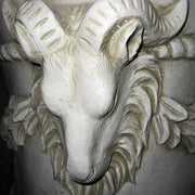 Ram And Garland Urn 31 Outdoor/Indoor Statue - Bella Statues