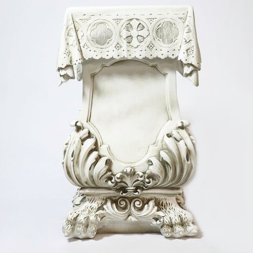 Draped Pedestal W/Claw Leg31 Outdoor/Indoor Statue - Bella Statues