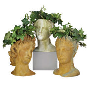 Hermes Head Planter 15 Outdoor/Indoor Statue - Bella Statues