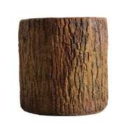 Oak Bark Planter Medium Outdoor/Indoor Statue - Bella Statues