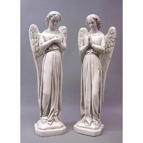 Angel's Cari Med. 21 (Set)Fs Outdoor/Indoor Statue - Bella Statues
