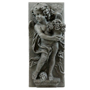 Little Boy Summer Plaque Outdoor/Indoor Statue - Bella Statues