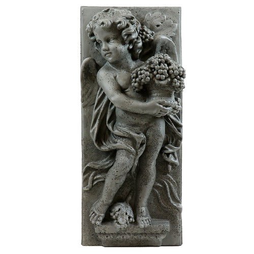 Little Boy Summer Plaque Outdoor/Indoor Statue - Bella Statues