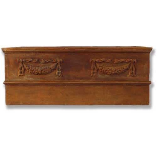 Lifesize 49 L Garland Rect 19 H (R) Outdoor/Indoor Statue - Bella Statues