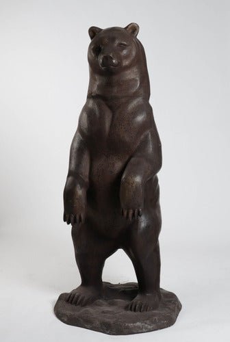 Lifesize BIG BROWN BEAR Outdoor/Indoor Statue - Bella Statues