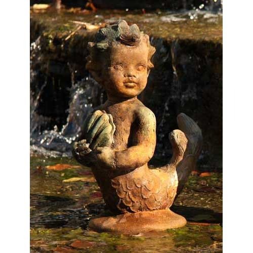 Merboy 17 (Cppr) Outdoor/Indoor Statue - Bella Statues