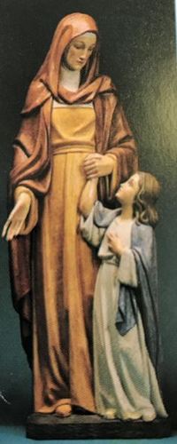 Custom Painted Lifesize ST. ANNE AND CHILD 5' Outdoor/Indoor Statue - Bella Statues