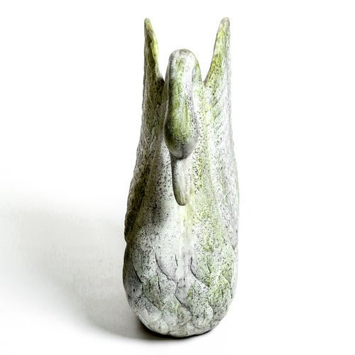 Swan From Wood Carving Outdoor/Indoor Statue - Bella Statues