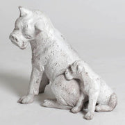 Boxer Dog And Pup Outdoor/Indoor Statue - Bella Statues