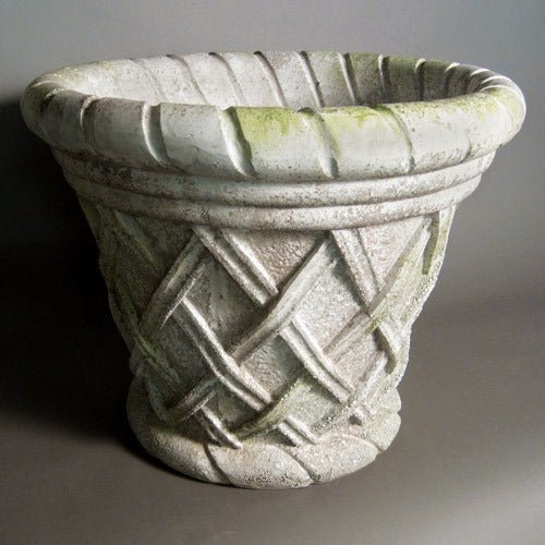 23 Basket Weave 17.5 H Outdoor/Indoor Statue - Bella Statues