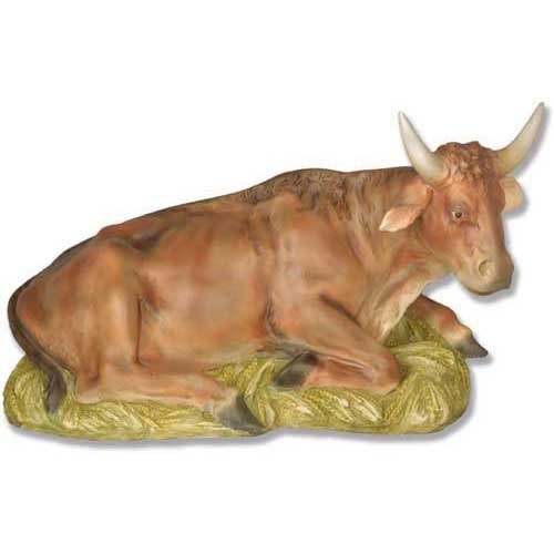 Custom Painted Cow Nativity Ntv1.2 Outdoor/Indoor Statue - Bella Statues