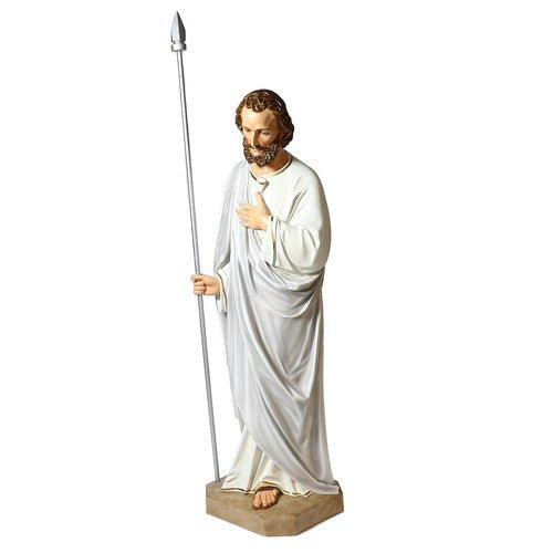 Custom Painted Lifesize ST THOMAS W / SPEAR 5' Outdoor/Indoor Statue - Bella Statues