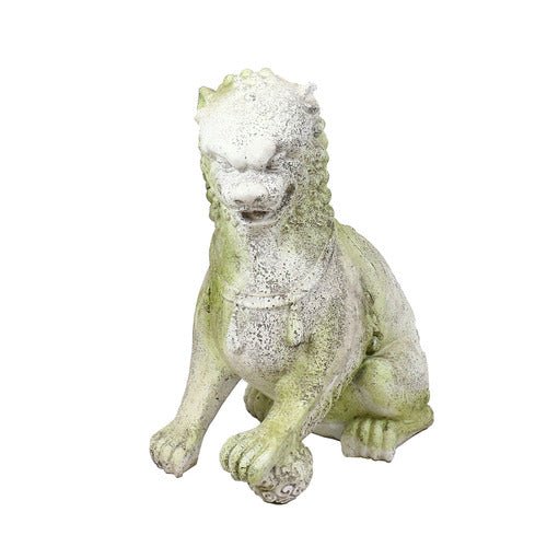 Foo Dog with Left Paw Up 35H Outdoor/Indoor Statue - Bella Statues