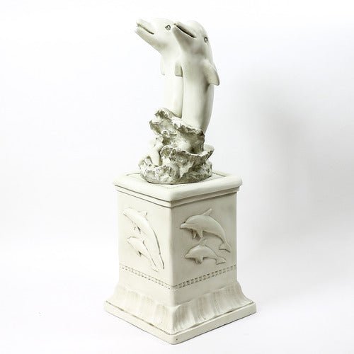 Dolphin Square Pedestal 20 Outdoor/Indoor Statue - Bella Statues