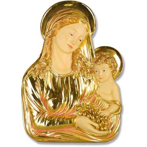 Madonna Eucharist Plaque Outdoor/Indoor Statue - Bella Statues