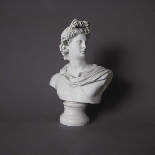 Apollo Bust Small 14 H Outdoor/Indoor Statue - Bella Statues