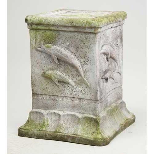 Dolphin Square Pedestal 20 Outdoor/Indoor Statue - Bella Statues