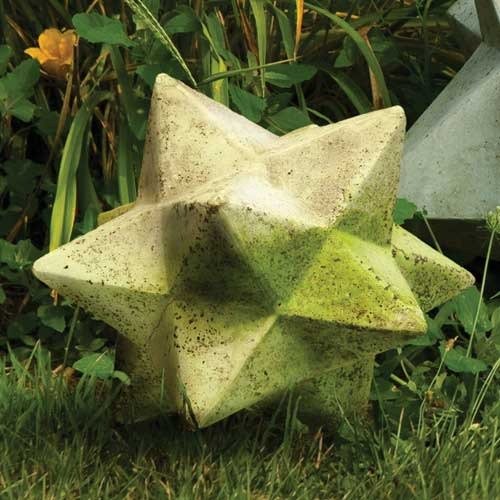 Zinc Star Small 9.5 H Outdoor/Indoor Statue - Bella Statues
