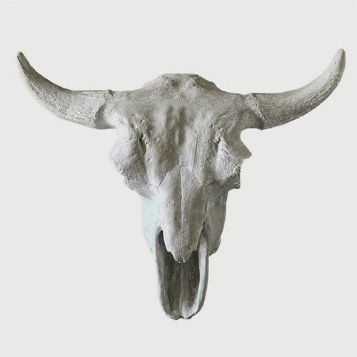 Cow Skull Outdoor/Indoor Statue - Bella Statues
