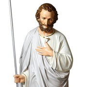 Custom Painted Lifesize ST THOMAS W / SPEAR 5' Outdoor/Indoor Statue - Bella Statues
