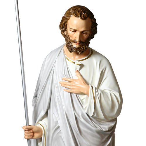 Custom Painted Lifesize ST THOMAS W / SPEAR 5' Outdoor/Indoor Statue - Bella Statues