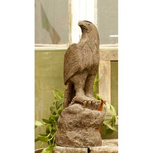 Carved Eagle 18 Outdoor/Indoor Statue - Bella Statues