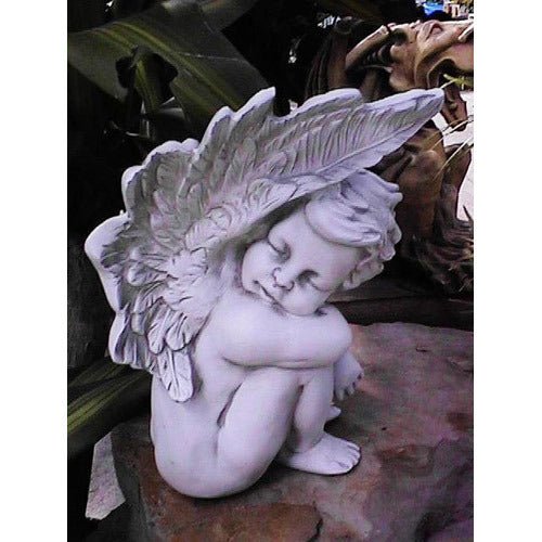 Blissful Slumber Cherub 11 Outdoor/Indoor Statue - Bella Statues