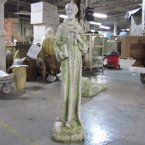 Lifesize Saint Francis 43H Outdoor/Indoor Statue - Bella Statues