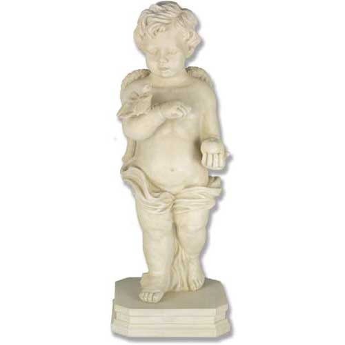 Angel Matthews with Apple & Bi Outdoor/Indoor Statue - Bella Statues