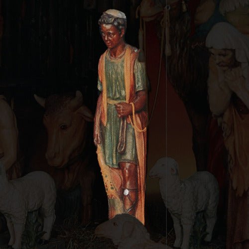 Custom Painted Lifesize SHEPHERD BOY FOR LIFESIZE SET Outdoor/Indoor Statue - Bella Statues