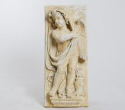 Little Boy Winter Plaque 30 Outdoor/Indoor Statue - Bella Statues