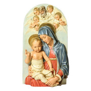 Custom Painted Lifesize Mother Mary And Child Heaven 38 Outdoor/Indoor Statue - Bella Statues