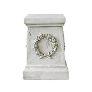 Wreath Pedestal 18 Outdoor/Indoor Statue - Bella Statues