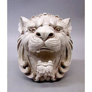 Castle Lion Head Outdoor/Indoor Statue - Bella Statues