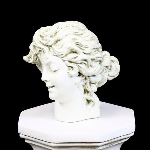 Garden Lady Head Outdoor/Indoor Statue - Bella Statues