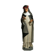 Custom Painted Lifesize Saint Rose 54 Outdoor/Indoor Statue - Bella Statues