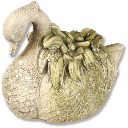 Floral Swan 8 Outdoor/Indoor Statue - Bella Statues