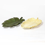 Palm Leaf Plate Outdoor/Indoor Statue - Bella Statues