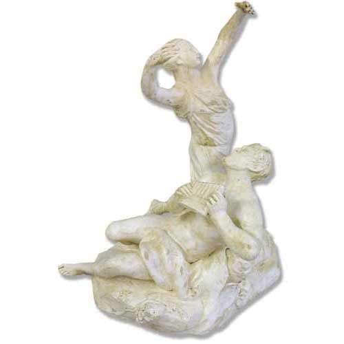 Dancer With Pan Outdoor/Indoor Statue - Bella Statues