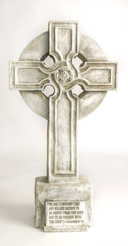 Saint John Cross On Stand 32 Outdoor/Indoor Statue - Bella Statues