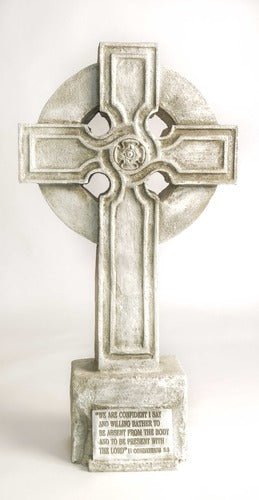 Saint John Cross On Stand 32 Outdoor/Indoor Statue - Bella Statues