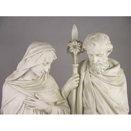 Lifesize Holy Family Oversized 66" H Outdoor/Indoor Statue - Bella Statues