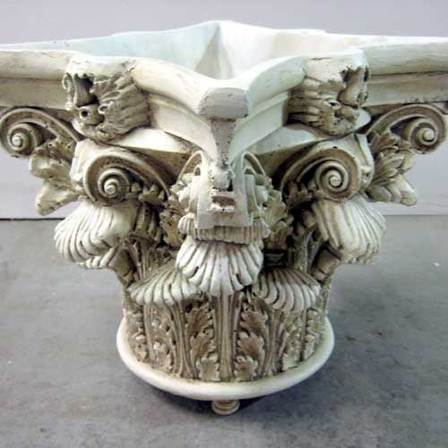 Corinthian Round Planter Outdoor/Indoor Statue - Bella Statues
