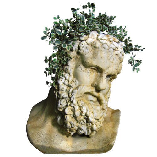 Hercules Bust Planter Outdoor/Indoor Statue - Bella Statues