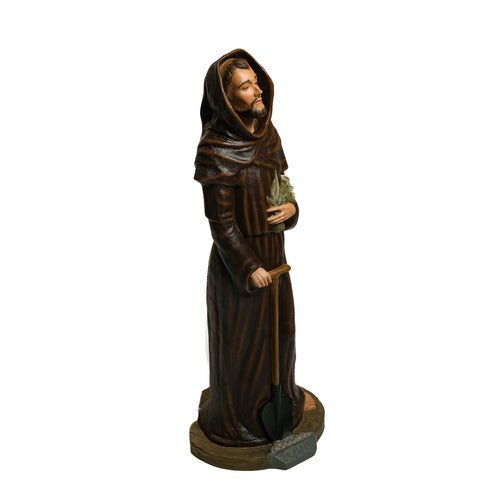 Custom Painted Lifesize Saint Fiacre 44 Outdoor/Indoor Statue - Bella Statues
