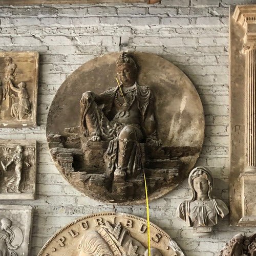 Kwan Yin Wall Plaque Outdoor/Indoor Statue - Bella Statues