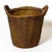 Round Basket Sm 14 Outdoor/Indoor Statue - Bella Statues