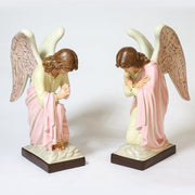 Custom Painted Kneeling Angel Praying Outdoor/Indoor Statue - Bella Statues