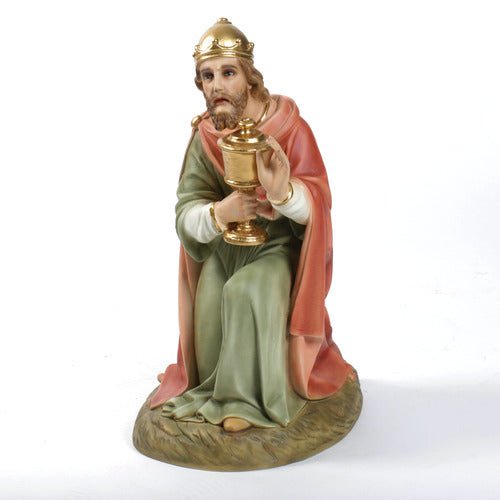 Custom Painted King Caspar Outdoor/Indoor Statue - Bella Statues