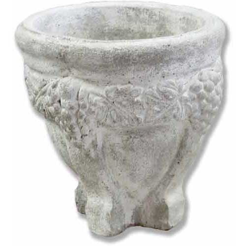 Grape Round Urn 14 Outdoor/Indoor Statue - Bella Statues
